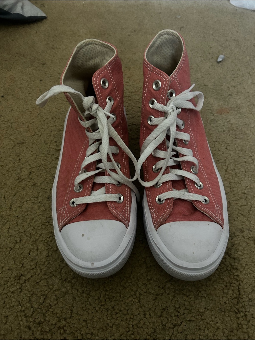 Converse High-Top Canvas Sneakers pink